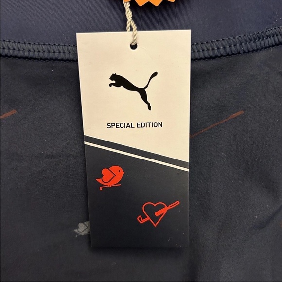 Puma Women's Love Golf Skort Size L Navy Power Shape UPF 50+ Stretch NWT $75 - Picture 12 of 16